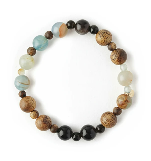 7-Year Cultivated Yingge Green Ki Agarwood Bracelet Jelly Sea Design Natural Healing Crystal Relaxing Daily Wear Bracelet