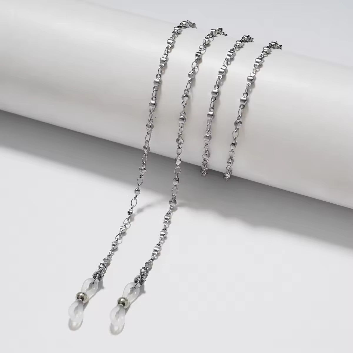 Stainless Steel Eyeglass Sunglasses Necklace 3:1 Link Design Vacuum Plated Anti-Loss Strap