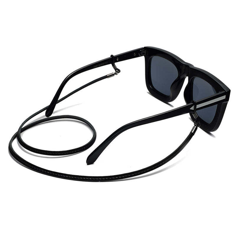 Premium Leather Cashmere Anti-Slip Retainer Adjustable Glasses Strap for Men Women