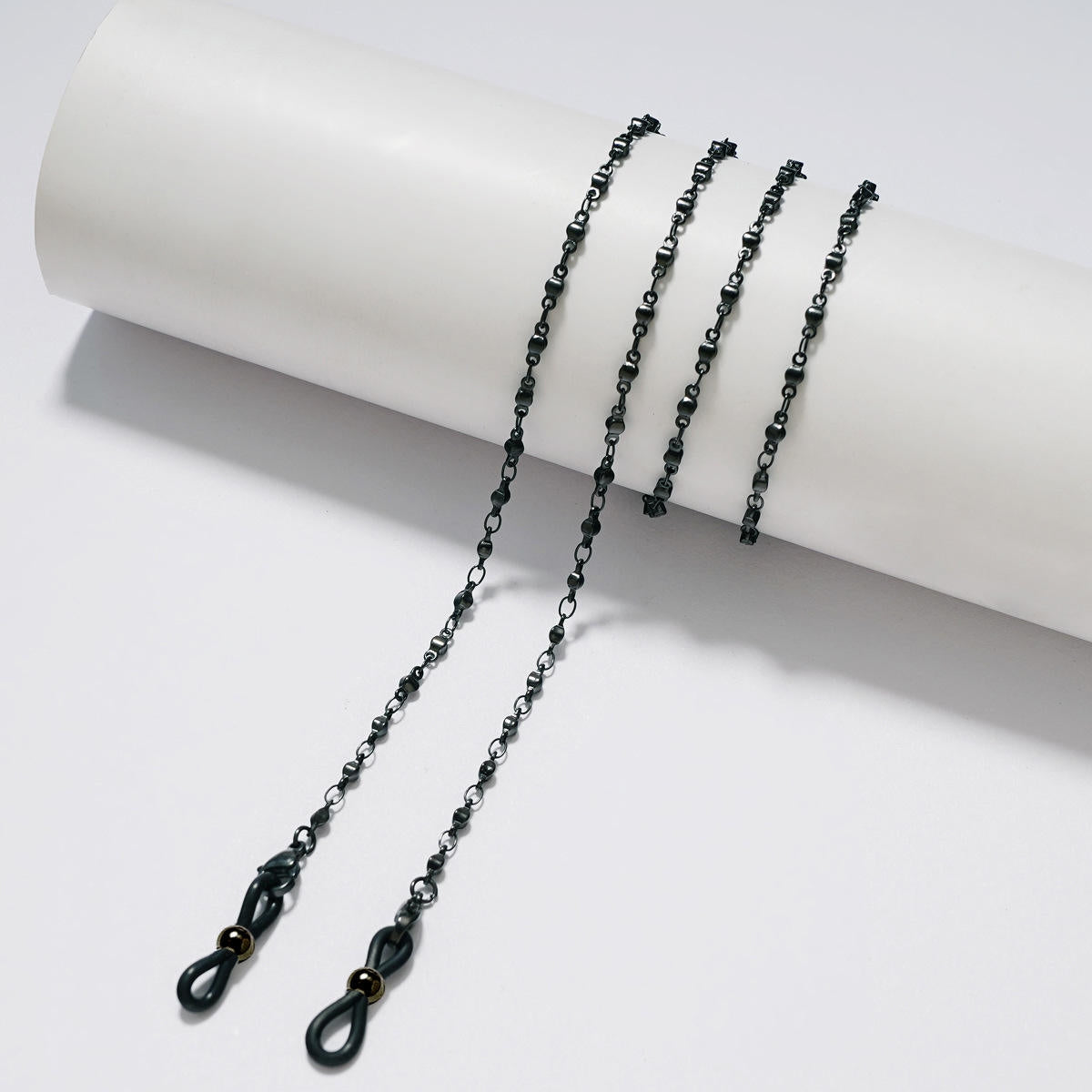 Stainless Steel Eyeglass Sunglasses Necklace 3:1 Link Design Vacuum Plated Anti-Loss Strap