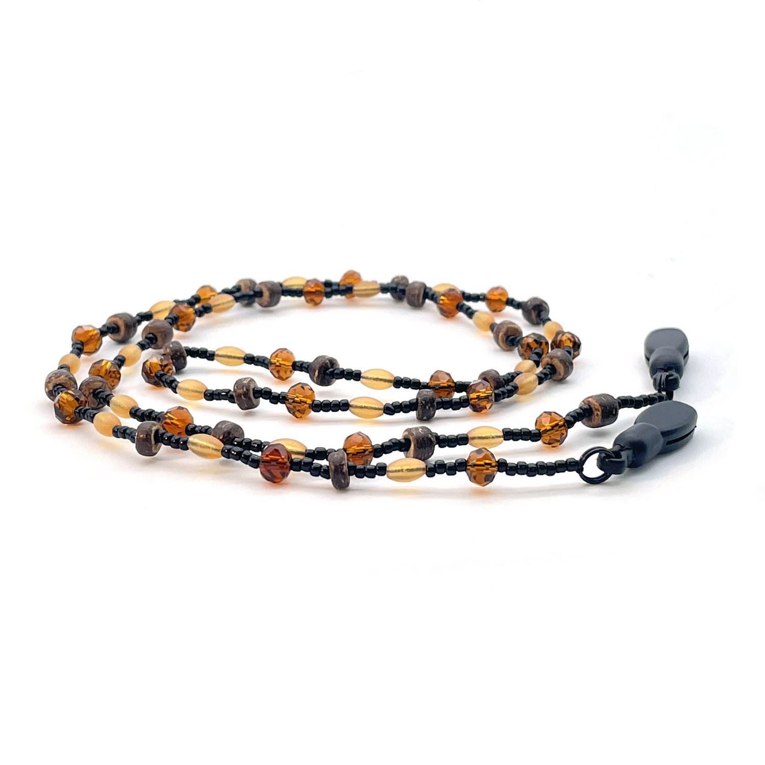 Retro Wood Glass Bead Sunglasses Chain Bohemian Eyeglass Lanyard