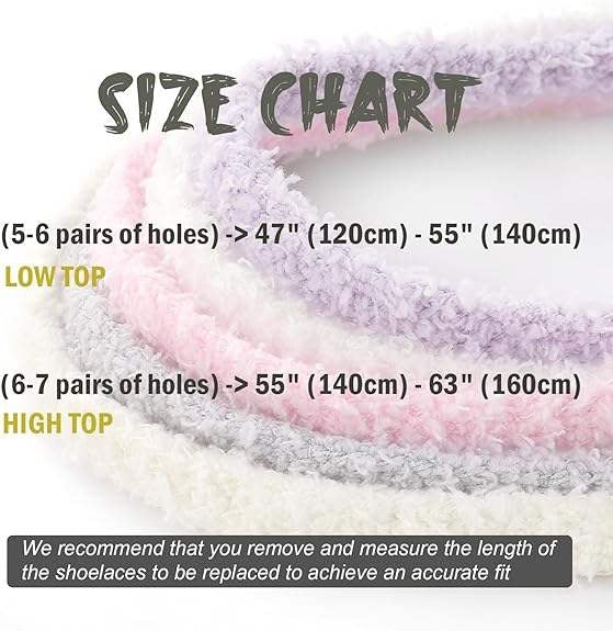10mm Wide Polyester Flat Fuzzy Thick Shoe Laces for Sneakers and Casual Shoes Pair