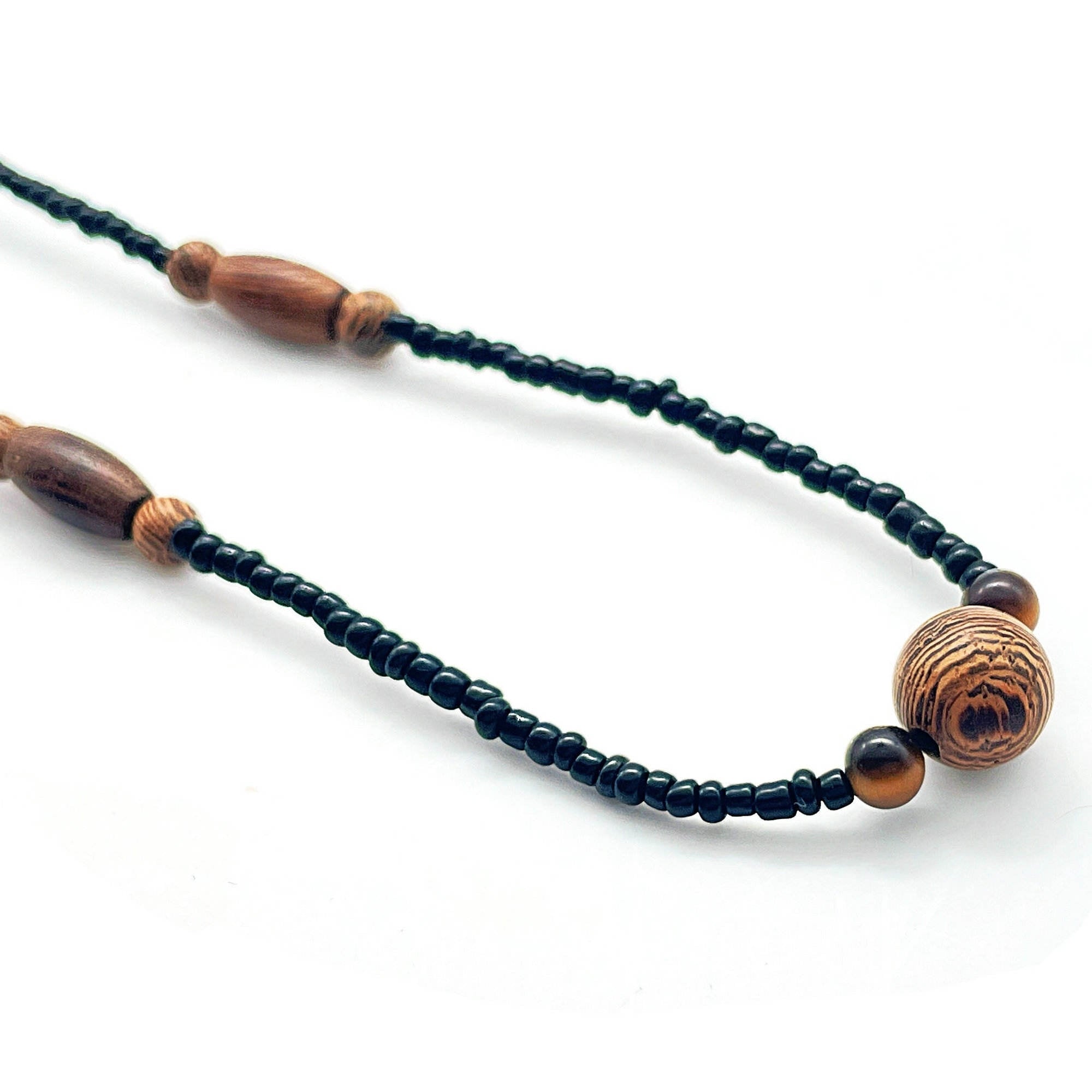 Wood Natural Stone Glass Bead Stainless Steel Eco-Friendly 72cm Eyeglass Chain Fashion Sunglasses Holder Lanyard for Unisex